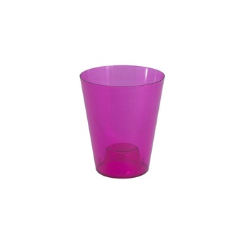 Ghiveci pentru orhidee, Vulcano diametru 13 cm, roz transparent Ghiveci pentru orhidee, Vulcano diametru 13 cm, roz transparent