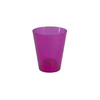 Ghiveci pentru orhidee, Vulcano diametru 13 cm, mov transparent Ghiveci pentru orhidee, Vulcano diametru 13 cm, mov transparent