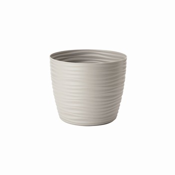 Ghiveci Sahara Petit diametru 17 cm, gri deschis Ghiveci Sahara Petit diametru 17 cm, gri deschis