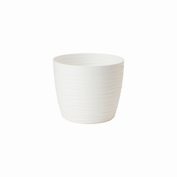 Ghiveci Sahara Petit diametru 15 cm, alb Ghiveci Sahara Petit diametru 15 cm, alb
