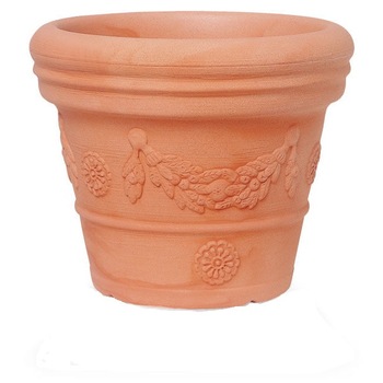 Ghiveci rotund decorat, diametru 40 cm Ghiveci rotund decorat, diametru 40 cm