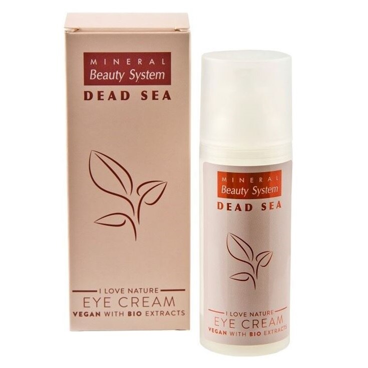 Crema vegana pentru ochi, cu ingrediente bio, Mineral Beauty System, 50ml