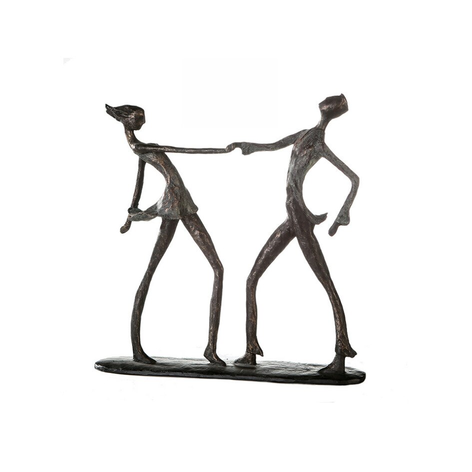 Figurina DANCING JIVE, rasina, 36x36 cm