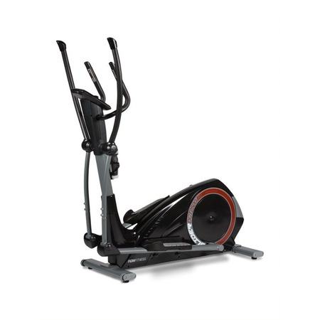Bicicleta eliptica Flow DCT2500I, Greutate utilizator 140 kg, 23 programe antrenament, Bluetooth, Roti transport