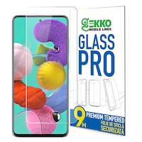 Folie sticla compatibila cu Samsung A51 - Protectie (Tempered Glass 0.3mm) - 2.5D UltraThin - Gekko Mobile