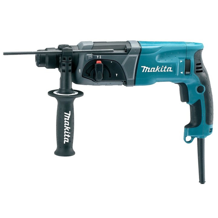 Ciocan rotopercutor Makita HR2470, 780W, 2.4J, 1100rpm, mandrina SDS-Plus, 3 functii