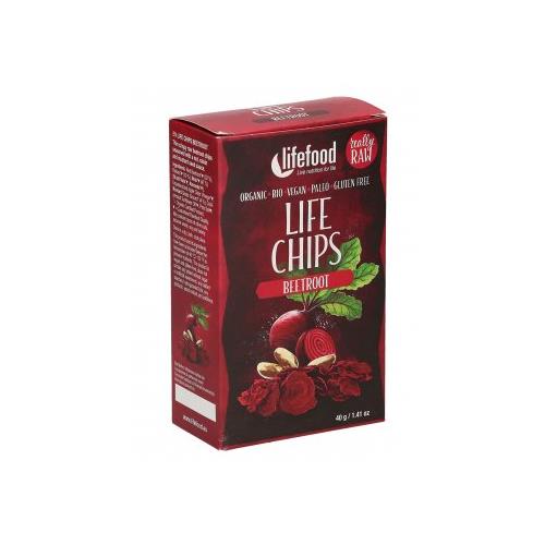 Chips din Sfecla Raw Bio 40gr Lifefood