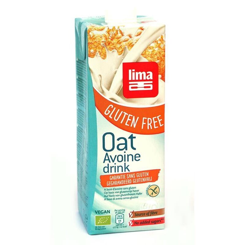 Lapte de Ovaz fara Gluten Bio Lima 1L