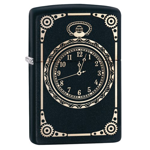 Bricheta Zippo All Over Clock And Mechanism Design
