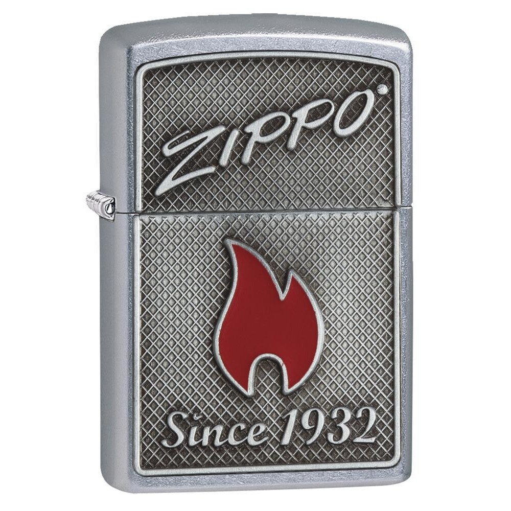 Bricheta Zippo Denim Zippo And Flame