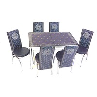 set masa extensibila model venus black  cu 6 scaune cu acelasi model ca si masa imagen 58_0_
0