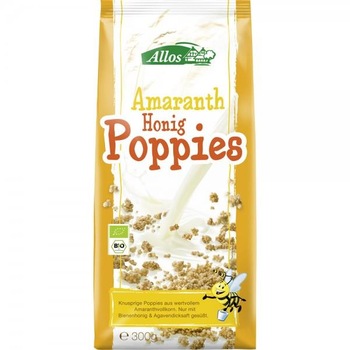 Amarant Expandat cu Miere Bio 300gr Allos Amarant Expandat cu Miere Bio 300gr Allos