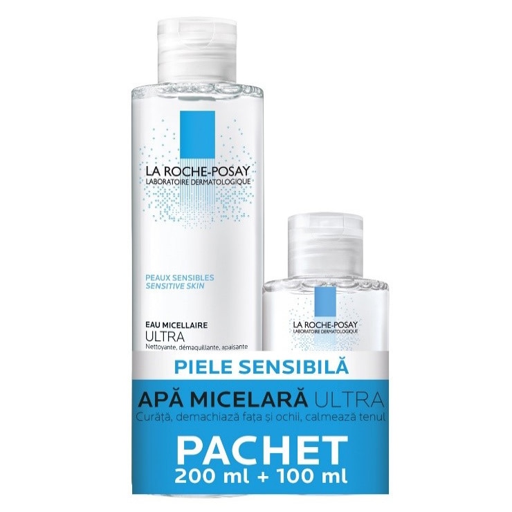 Pachet promo Apa micelara Ultra Sensitive, 200 + 100 ml