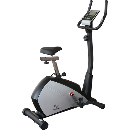 Bicicleta fitness magnetica Karl Sports, volanta 6kg, negru/argintiu, greutate maxima utilizator 120 kg