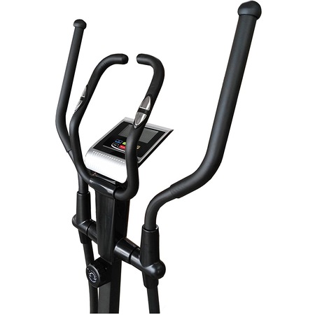 Bicicleta fitness eliptica Karl Sports, volanta 7kg, negru/argintiu, greutate maxima utilizator 120 kg