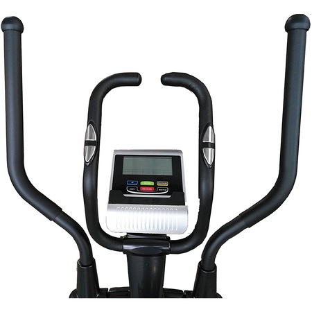 Bicicleta fitness eliptica Karl Sports, volanta 7kg, negru/argintiu, greutate maxima utilizator 120 kg