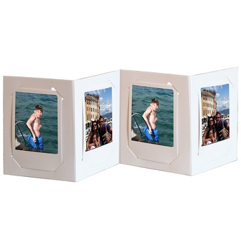 Suport poze instant Akyta ASM9301, alb, patru pozitii 46x62 mm Suport poze instant Akyta ASM9301, alb, patru pozitii 46x62 mm