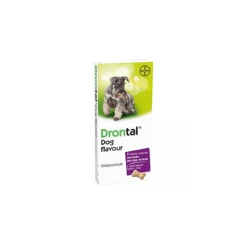 Tableta deparazitare interna pentru caini Bayer, Drontal, o tableta, 50 mg Tableta deparazitare interna pentru caini Bayer, Drontal, o tableta, 50 mg