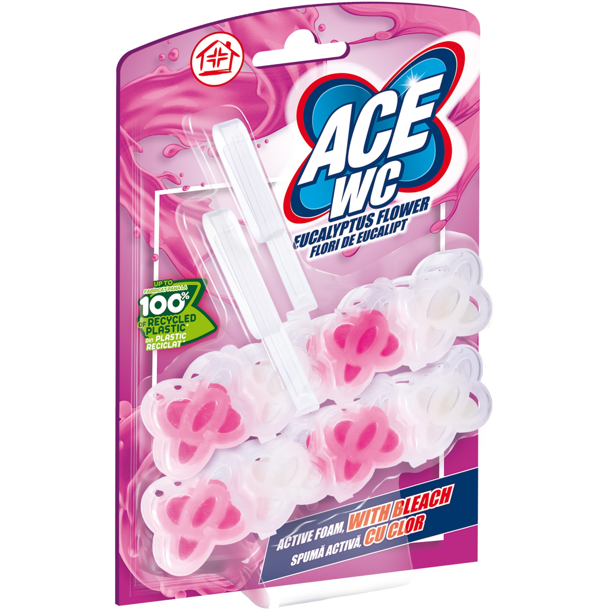 Odorizant toaleta Ace eucalipt, 2x48 g