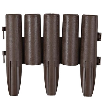 Bordura pentru gradina Strend Pro GE038, dimensiune 27x24 cm, maro inchis, lungime set 2.16 m Bordura pentru gradina Strend Pro GE038, dimensiune 27x24 cm, maro inchis, lungime set 2.16 m