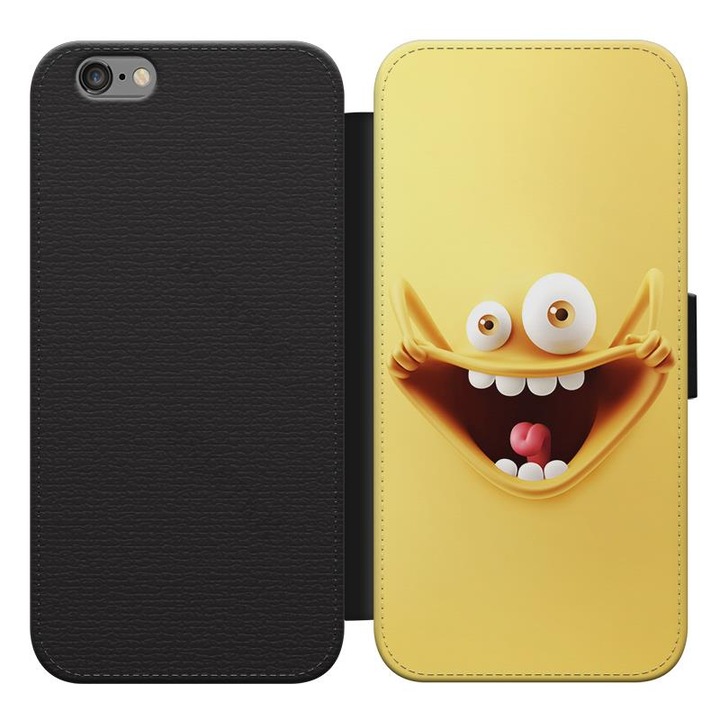 Smiley Samsung Galaxy J3 2016 husa cu deschidere cu clapeta husa cu clapeta pentru telefon 4