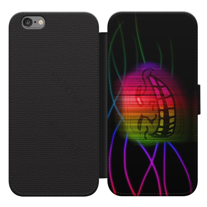 Trollface iPhone 12 Pro Max husa cu deschidere husa cu clapa husa pentru telefon 12