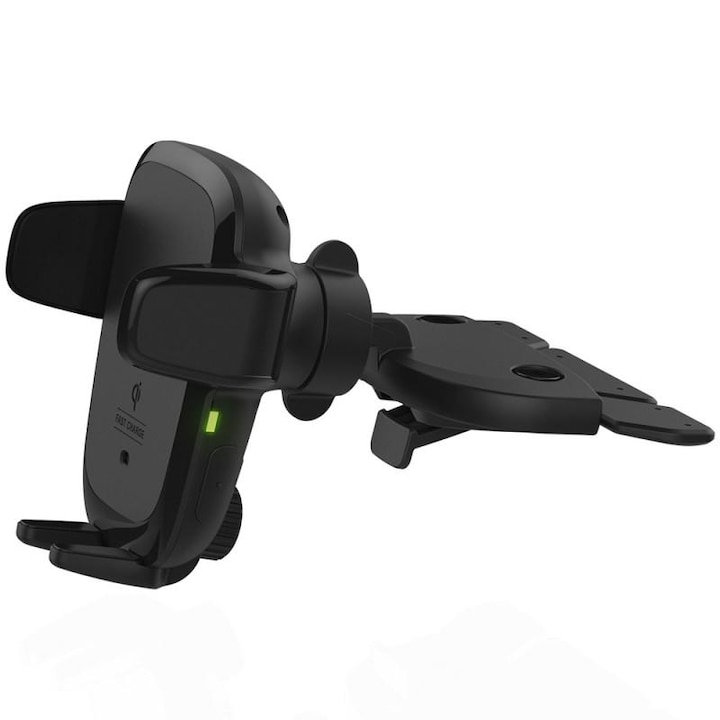 iOttie Auto Sense Qi безжичен вентилационен отвор / CD слот Универсална стойка за кола Черна