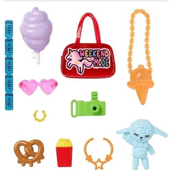 Set accesorii Barbie - Petrecerea de weekend, 11 piese Set accesorii Barbie - Petrecerea de weekend, 11 piese