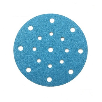 Set 50 buc disc abraziv DEERFOS SA331 150 mm 17 gauri granulatia 1200, pentru Festool (cu scai, velcro) Set 50 buc disc abraziv DEERFOS SA331 150 mm 17 gauri granulatia 1200, pentru Festool (cu scai, velcro)