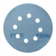 Set 10 buc disc abraziv DEERFOS SA331 125 mm 8 gauri granulatie 80, prindere arici (cu scai, velcro)