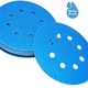 Set 10 buc disc abraziv DEERFOS SA331 125 mm 8 gauri granulatie 80, prindere arici (cu scai, velcro)