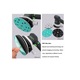 Set 25 buc disc abraziv DEERFOS SA700 150 mm 15 gauri granulatia 3000, prindere arici (cu scai, velcro)