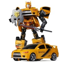 robot cu scut si sabie care se transforma in masina galbena  din filmul transformers pentru copii din plastic  3 ani  ats imagen 5_0_
0