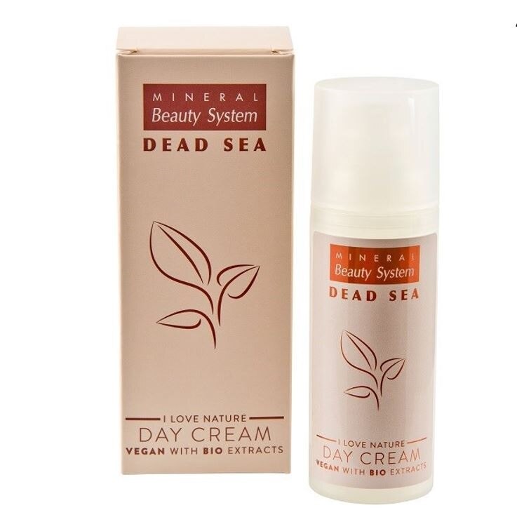 Crema vegana de zi, cu ingrediente bio, Mineral Beauty System, 50ml