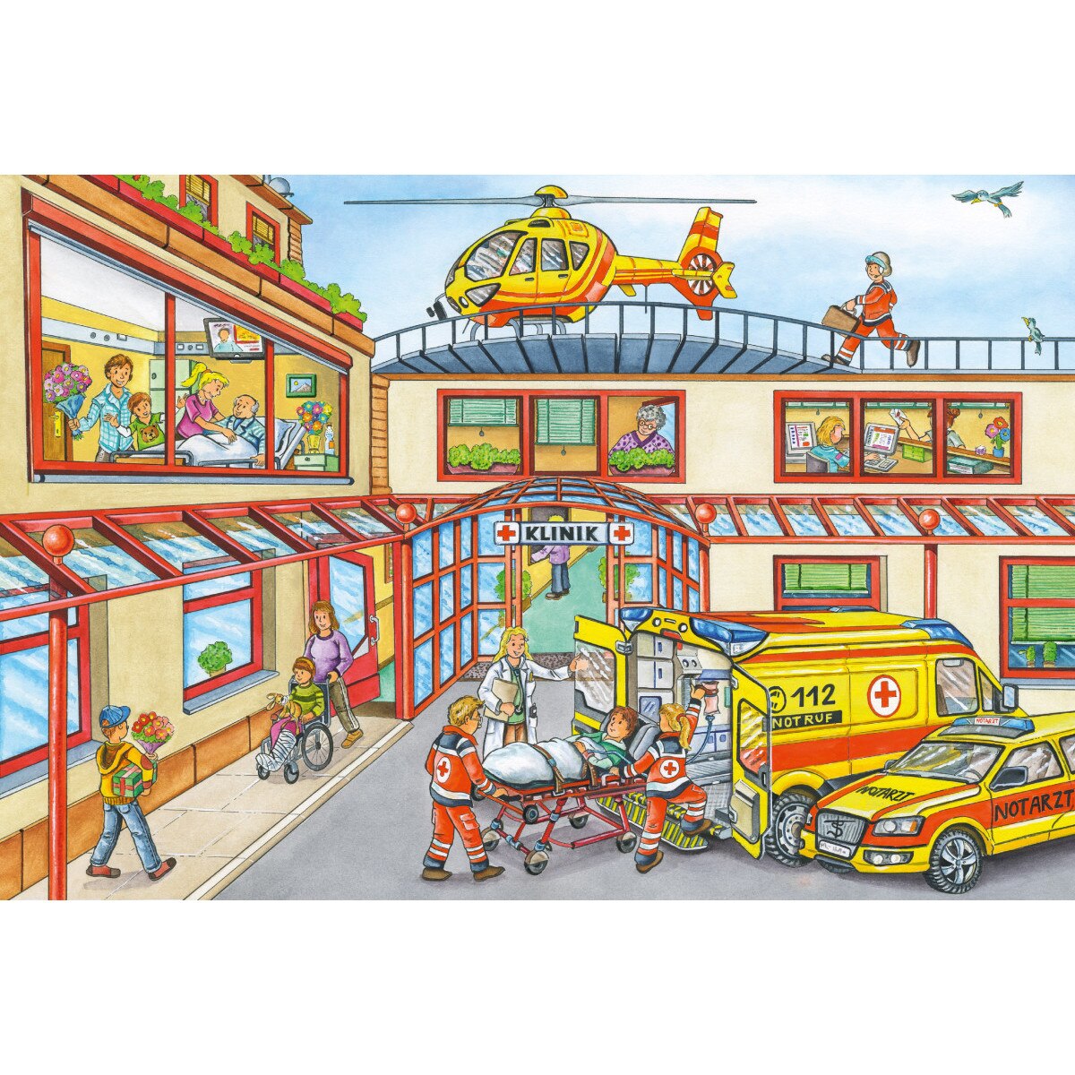 Puzzle Schmidt - Rescue Helicopter, 100 piese (56352)