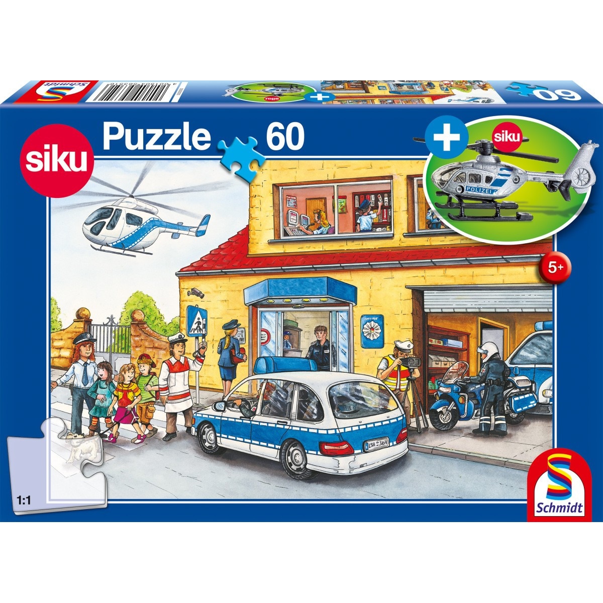 Puzzle Schmidt - Police helicopter, 60 piese