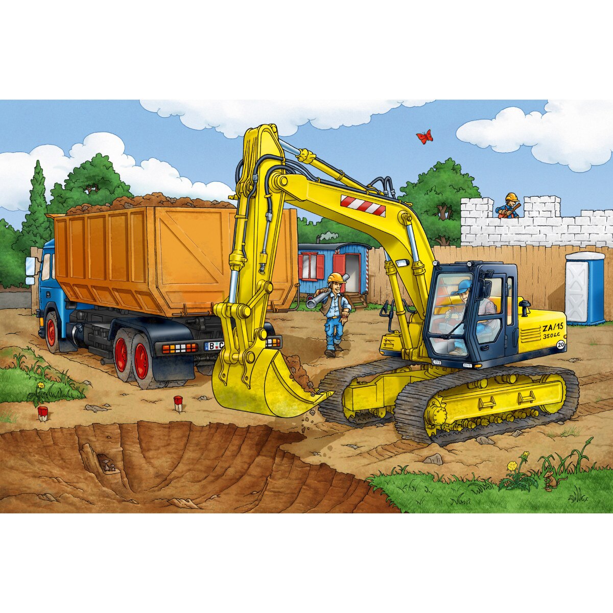 Puzzle Schmidt - Digger, 40 piese (56350)
