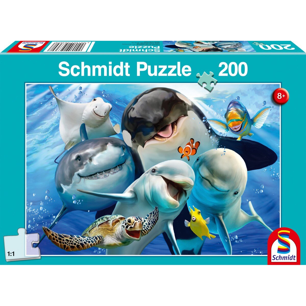 Puzzle Schmidt - Underwater friends, 200 piese