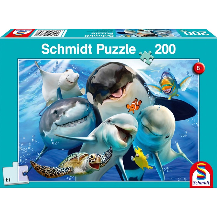 Puzzle Schmidt - Underwater friends, 200 piese
