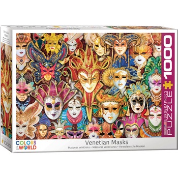 Puzzle Eurographics - Venice Carnival Masks, 1.000 piese (6000-5534) Puzzle Eurographics - Venice Carnival Masks, 1.000 piese (6000-5534)