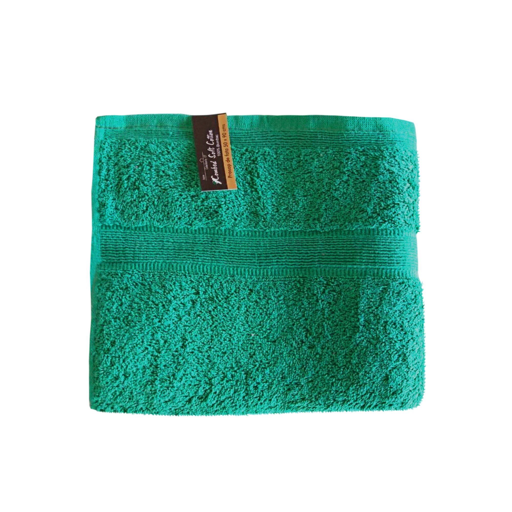 Prosop Set 5 Buc Combed Yarn Verde Inchis