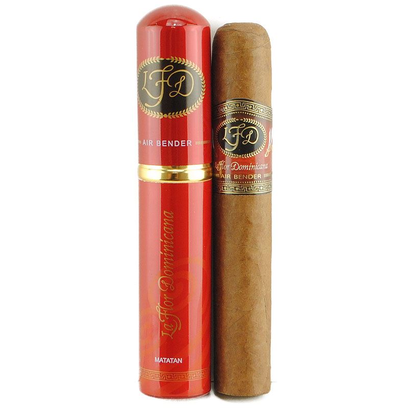 Trabuc La Flor Dominicana Air Bender Matatan Tubos Robusto Natural Bucata