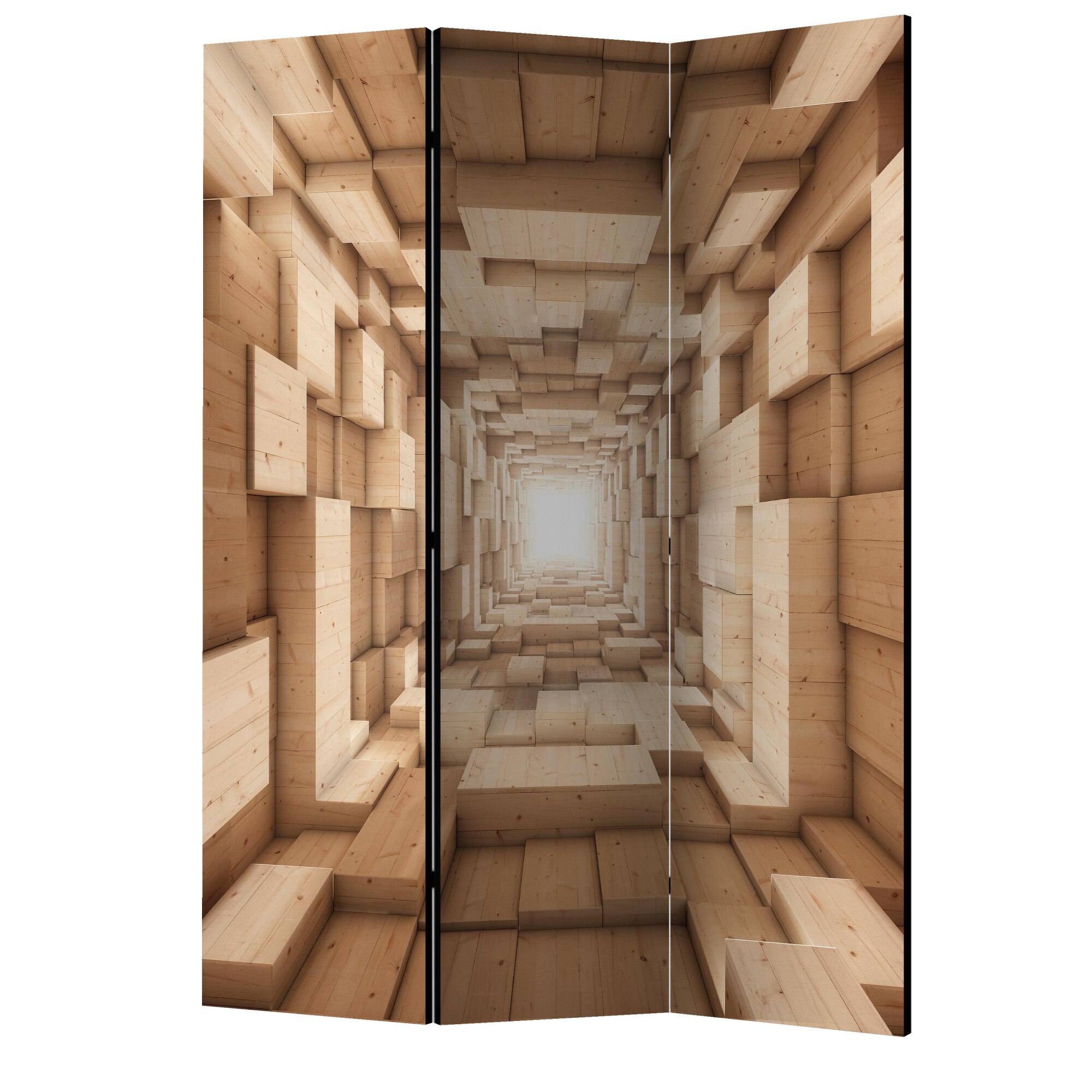 Paravan din 3 parti - In sus II - 135 x 172 cm