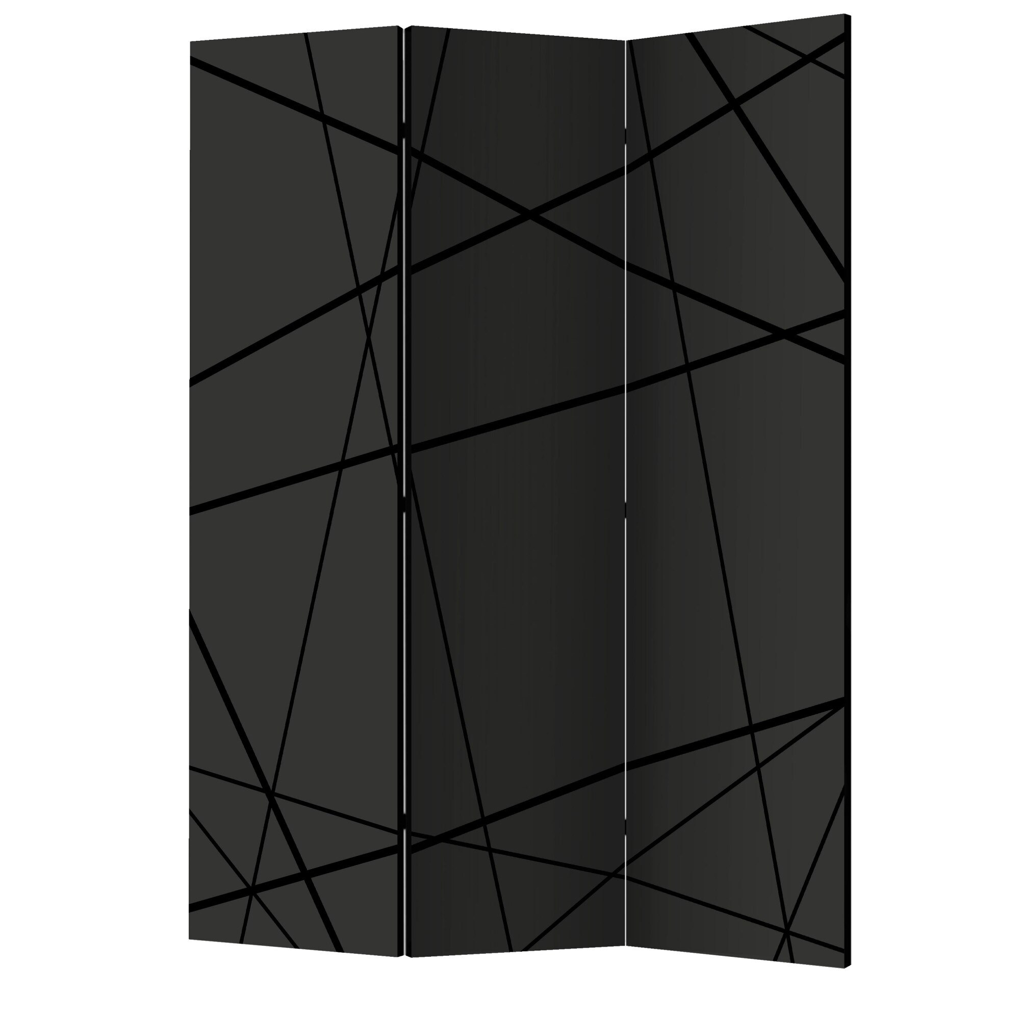 Paravan din 3 parti - Intersectia intunecata - 135 x 172 cm