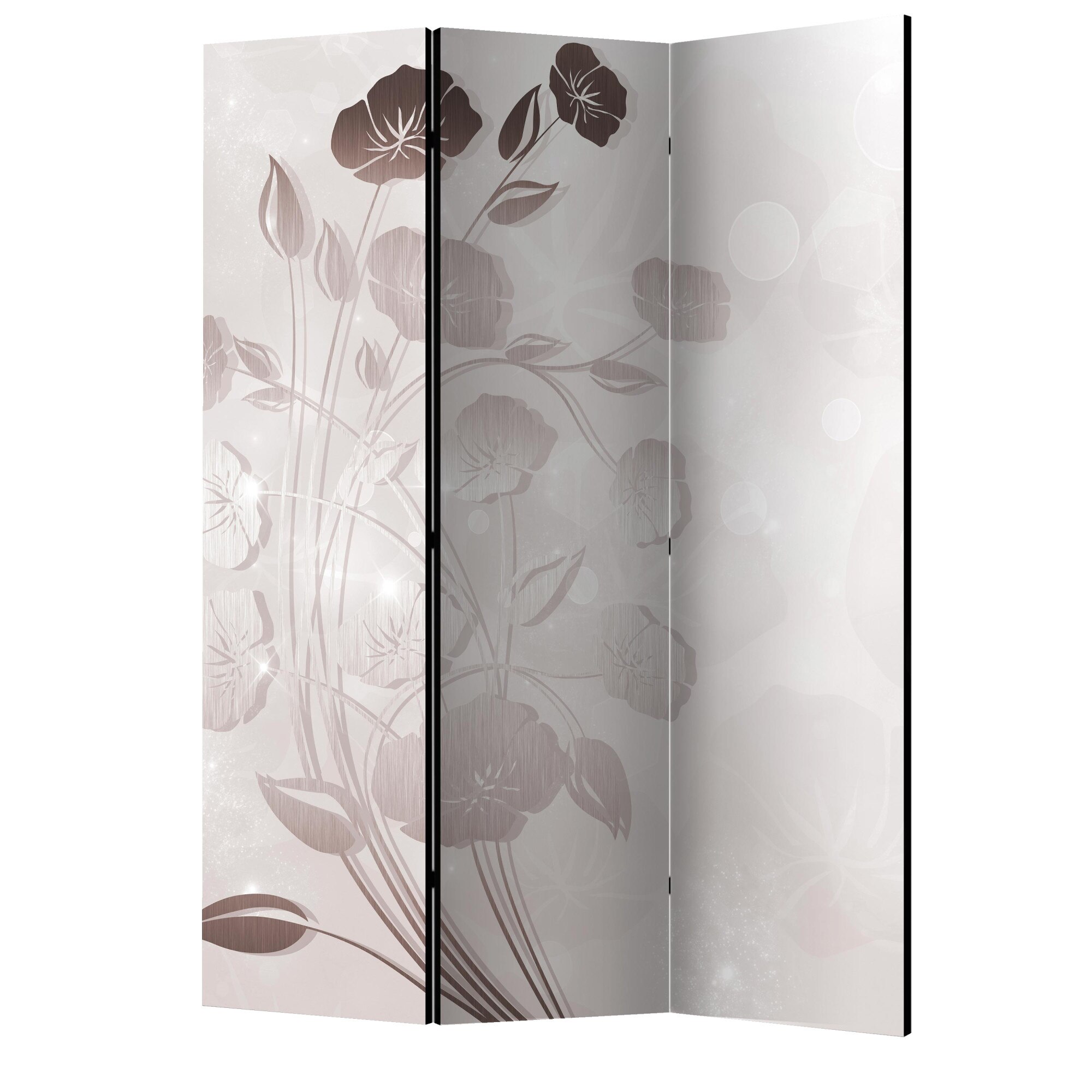 Paravan din 3 parti - Blandetea florilor - 135 x 172 cm