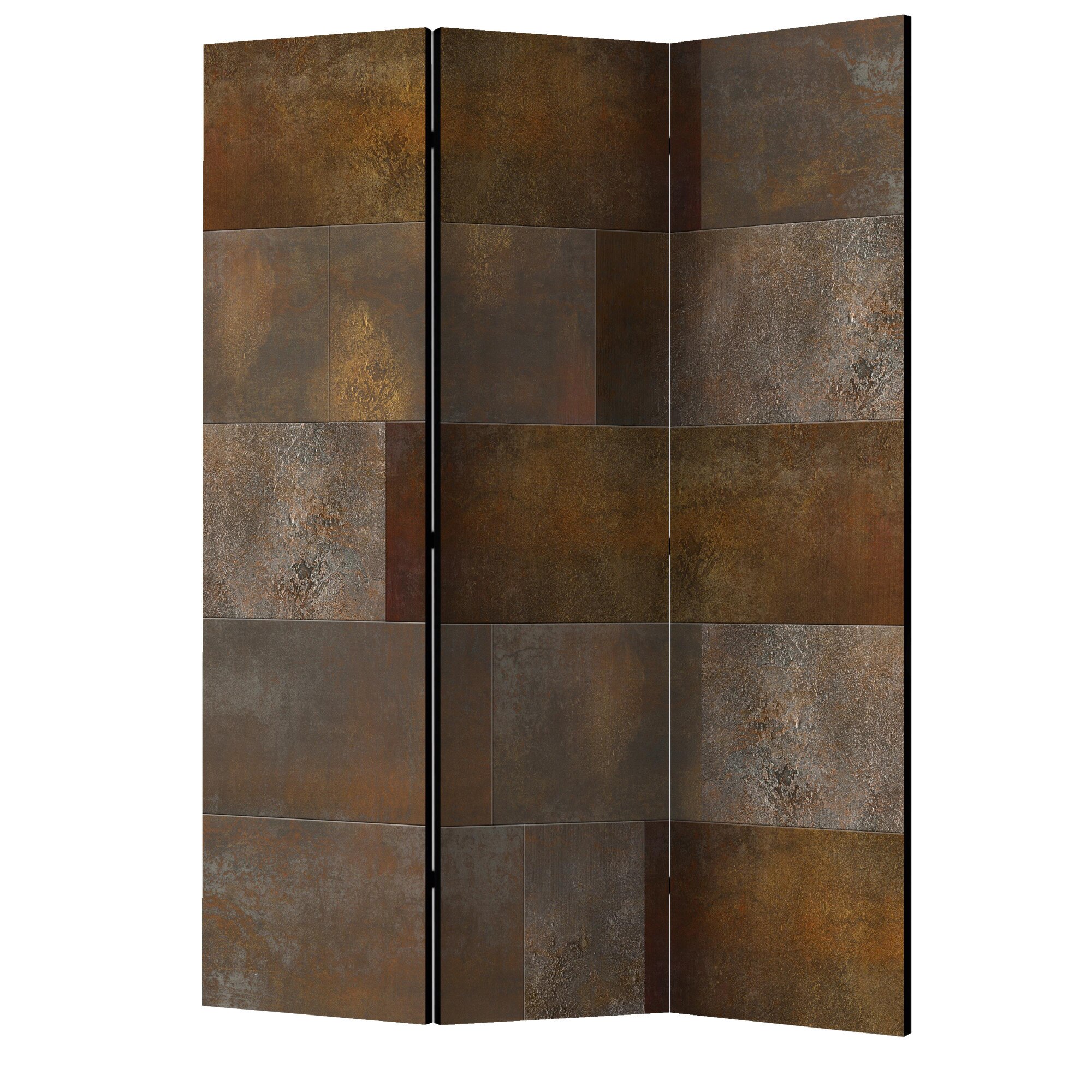 Paravan din 3 parti - Cascada de aur - 135 x 172 cm