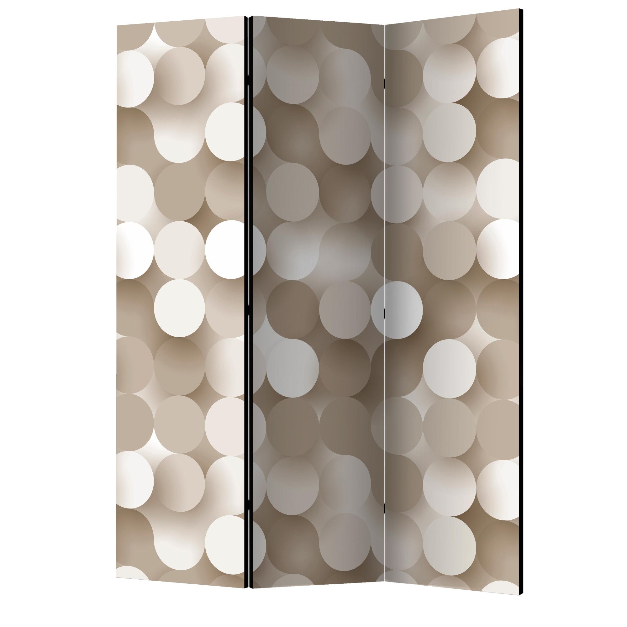 Paravan din 3 parti - Net de aur - 135 x 172 cm