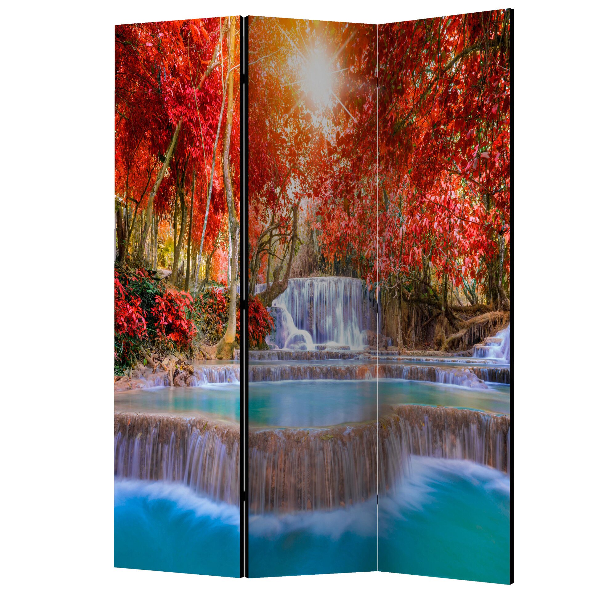 Paravan din 3 parti - Magia naturii - 135 x 172 cm