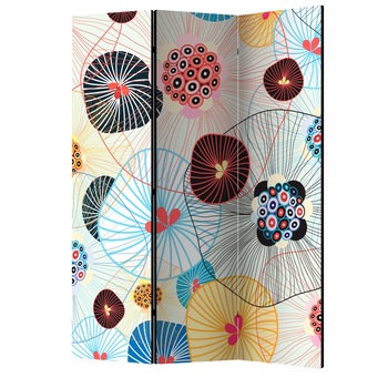 Paravan din 3 parti - Osuflare de vara - 135 x 172 cm Paravan din 3 parti - Osuflare de vara - 135 x 172 cm