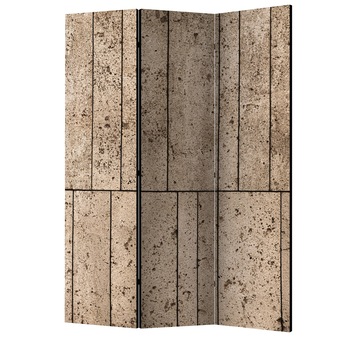 Paravan din 3 parti - Perete bej - 135 x 172 cm Paravan din 3 parti - Perete bej - 135 x 172 cm